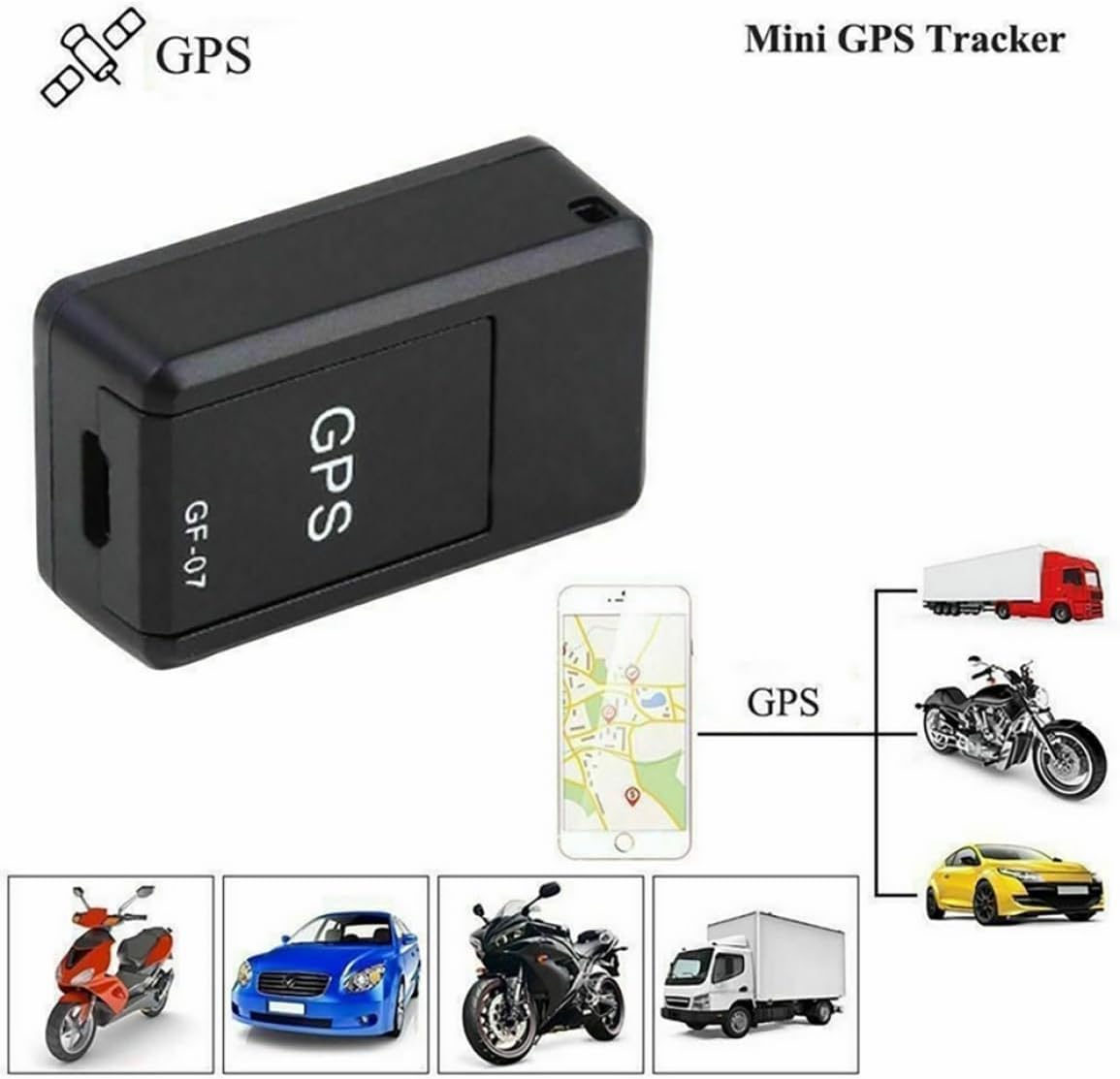 Mini Rastreador GPS para Automóvil – Seguridad Total en Tiempo Real